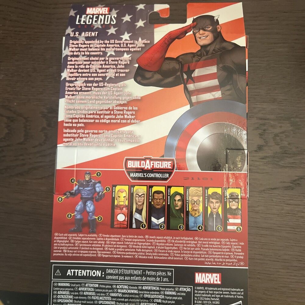 Hasbro Marvel Legends U.S. Agent 6 in Action Figure - F4796 - Picture 3 of 3
